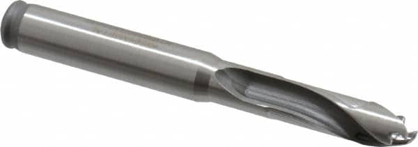 Kennametal - 8.5 to 8.99mm Diam, 3xD, 26.92mm Max Depth, 3/8" Shank Diam, 35.05mm Flute, 82.55mm OAL, Replaceable Tip Drill - KTIP03390HP Insert, G Seat Size, Series KenTIP - Exact Tooling