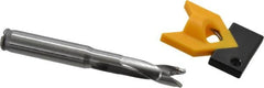 Kennametal - 10 to 10.49mm Diam, 3xD, 31.5mm Max Depth, 7/16" Shank Diam, 41.4mm Flute, 92.08mm OAL, Replaceable Tip Drill - KTIP03946HP Insert, J Seat Size, Series KenTIP - Exact Tooling