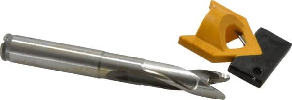 Kennametal - 12.5 to 12.99mm Diam, 3xD, 39.12mm Max Depth, 1/2" Shank Diam, 51.82mm Flute, 104.78mm OAL, Replaceable Tip Drill - KTIP05000HP Insert, O Seat Size, Series KenTIP - Exact Tooling