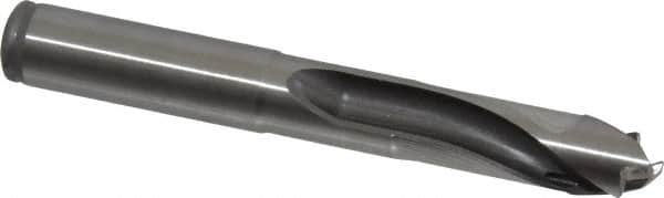 Kennametal - 14 to 14.49mm Diam, 3xD, 43.43mm Max Depth, 9/16" Shank Diam, 57.66mm Flute, 114.3mm OAL, Replaceable Tip Drill - KTIP05625HP Insert, R Seat Size, Series KenTIP - Exact Tooling