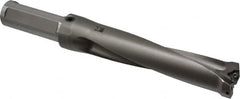 Kennametal - 152.4mm Max Drill Depth, 4xD, 38.1mm Diam, Indexable Insert Drill - 2 Inserts, 1-1/4" Shank Diam, Straight Shank - Exact Tooling