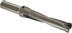 Kennametal - 5-1/4" Max Drill Depth, 4xD, 1.3126" Diam, Indexable Insert Drill - 2 Inserts, 1-1/4" Shank Diam, Straight Shank - Exact Tooling