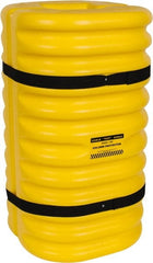 Eagle - 24" Wide x 24" Deep x 42" High, High Density Polyethylene Column Protector - Fits 8" Columns, Yellow - Exact Tooling