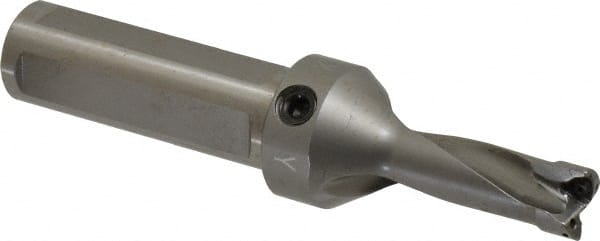 Kennametal - 1-3/4" Max Drill Depth, 2.5xD, 17.5mm Diam, Indexable Insert Drill - 2 Inserts, 1" Shank Diam, Straight Shank - Exact Tooling