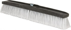 PRO-SOURCE - 24" General Purpose Polypropylene Push Broom - 3" Bristle Length, Plastic Block, Bolt-On Handle Connection, Handle Sold Separately - Exact Tooling