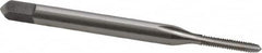 Kennametal - #1-64 UNC 2B 2 Flute Bright Finish High Speed Steel Straight Flute Standard Hand Tap - Plug, Right Hand Thread, 1.69" OAL, 3/8" Thread Length, H2 Limit, Oversize - Exact Tooling