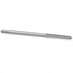 Kennametal - #6-32 UNC 2B 2 Flute Bright Finish High Speed Steel Straight Flute Standard Hand Tap - Plug, Right Hand Thread, 2" OAL, 0.688" Thread Length, H3 Limit, Oversize - Exact Tooling
