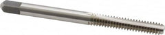 Kennametal - #10-24 UNC 2B/3B 2 Flute Bright Finish High Speed Steel Straight Flute Standard Hand Tap - Bottoming, Right Hand Thread, 2.38" OAL, 7/8" Thread Length, H3 Limit, Oversize - Exact Tooling