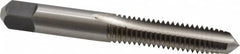 Kennametal - 3/8-16 UNC 3B 3 Flute Bright Finish High Speed Steel Straight Flute Standard Hand Tap - Plug, Right Hand Thread, 2.94" OAL, 1-1/4" Thread Length, H3 Limit, Oversize - Exact Tooling