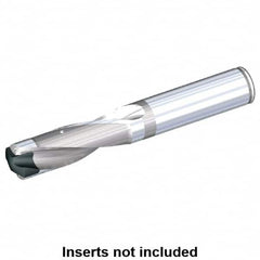 Kennametal - 15.47 to 15.87mm Diam, 3xD, 46.43mm Max Depth, 3/4" Shank Diam, 2.47" Flute, 4.63" OAL, Replaceable Tip Drill - KSEM0609 Insert, A Seat Size, Series KSEM - Exact Tooling