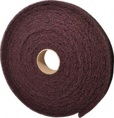 3M - 30' Long x 2" Wide Nonwoven Roll - Medium Grade, Purple, Aluminum Oxide - Exact Tooling