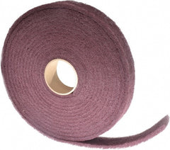 3M - 30' Long x 2" Wide Nonwoven Roll - Very Fine Grade, Purple, Aluminum Oxide - Exact Tooling