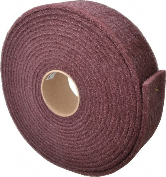 3M - 30' Long x 3" Wide Nonwoven Roll - Very Fine Grade, Purple, Aluminum Oxide - Exact Tooling