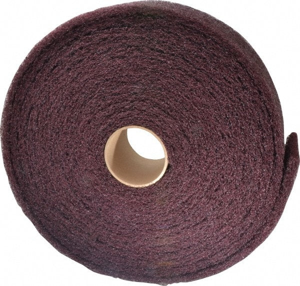 3M - 30' Long x 4" Wide Nonwoven Roll - Medium Grade, Purple, Aluminum Oxide - Exact Tooling
