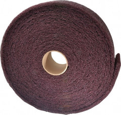 3M - 30' Long x 4" Wide Nonwoven Roll - Medium Grade, Purple, Aluminum Oxide - Exact Tooling