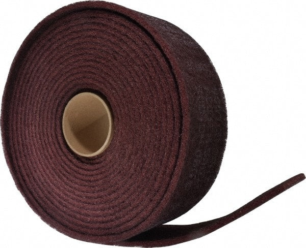 3M - 30' Long x 4" Wide Nonwoven Roll - Fine Grade, Purple, Aluminum Oxide - Exact Tooling