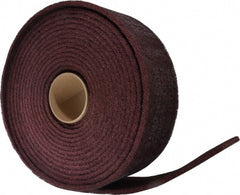 3M - 30' Long x 4" Wide Nonwoven Roll - Fine Grade, Purple, Aluminum Oxide - Exact Tooling
