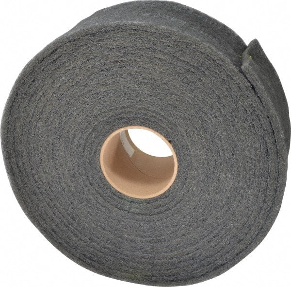 3M - 30' Long x 4" Wide Nonwoven Roll - Very Fine Grade, Gray, Silicon Carbide - Exact Tooling