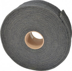 3M - 30' Long x 4" Wide Nonwoven Roll - Very Fine Grade, Gray, Silicon Carbide - Exact Tooling