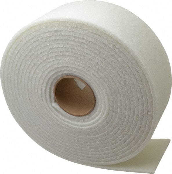 3M - 30' Long x 4" Wide Nonwoven Roll - Very Fine Grade, White, Talc - Exact Tooling