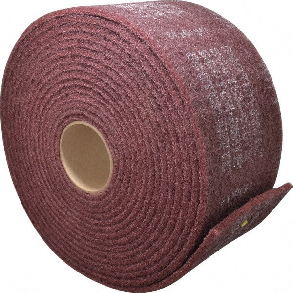 3M - 30' Long x 6" Wide Nonwoven Roll - Fine Grade, Purple, Aluminum Oxide - Exact Tooling