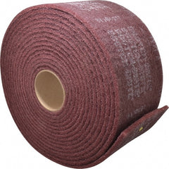 3M - 30' Long x 6" Wide Nonwoven Roll - Fine Grade, Purple, Aluminum Oxide - Exact Tooling