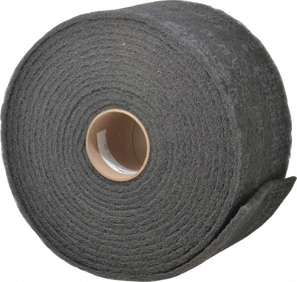 3M - 30' Long x 6" Wide Nonwoven Roll - Very Fine Grade, Gray, Silicon Carbide - Exact Tooling