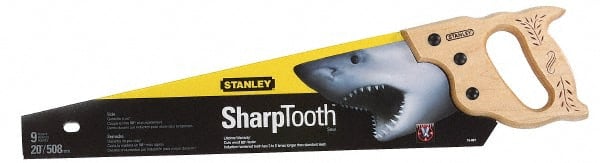 Stanley - 26" Steel Blade Handsaw - Wood Handle - Exact Tooling