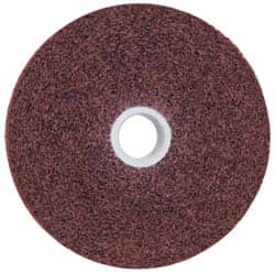 3M - 6" Diam, 1" Face Width, 1" Center Hole, Medium Grade, Aluminum Oxide Deburring Wheel - Convolute, Soft Density 4 Grade, 6,000 RPM - Exact Tooling