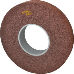 3M - 12" Diam, 2" Face Width, 5" Center Hole, Medium Grade, Aluminum Oxide Deburring Wheel - Convolute, Medium Density 5 Grade, 3,000 RPM - Exact Tooling