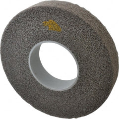 3M - 12" Diam, 2" Face Width, 5" Center Hole, Fine Grade, Silicon Carbide Deburring Wheel - Convolute, Soft Density 2 Grade, 3,000 RPM - Exact Tooling