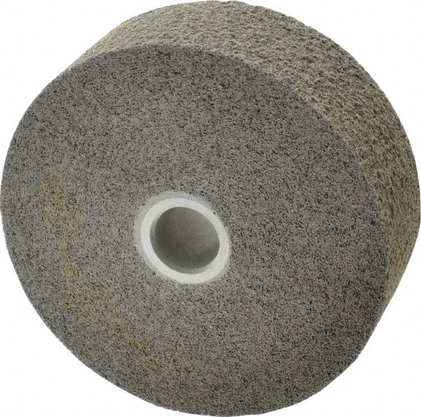 3M - 6" Diam, 2" Face Width, 1" Center Hole, Fine Grade, Silicon Carbide Deburring Wheel - Convolute, Hard Density 8 Grade, 6,000 RPM - Exact Tooling