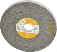 3M - 6" Diam, 1/2" Face Width, 1" Center Hole, Fine Grade, Silicon Carbide Deburring Wheel - Convolute, Hard Density 7 Grade, 6,000 RPM - Exact Tooling