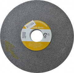 3M - 6" Diam, 1/2" Face Width, 1" Center Hole, Fine Grade, Silicon Carbide Deburring Wheel - Convolute, Hard Density 8 Grade, 6,000 RPM - Exact Tooling