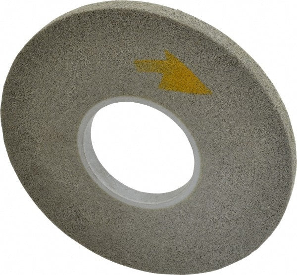 3M - 8" Diam, 1/2" Face Width, 3" Center Hole, Fine Grade, Silicon Carbide Deburring Wheel - Convolute, Hard Density 8 Grade, 4,500 RPM - Exact Tooling
