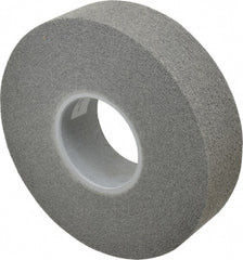 3M - 8" Diam, 2" Face Width, 3" Center Hole, Fine Grade, Silicon Carbide Deburring Wheel - Convolute, Soft Density 6 Grade, 4,500 RPM - Exact Tooling