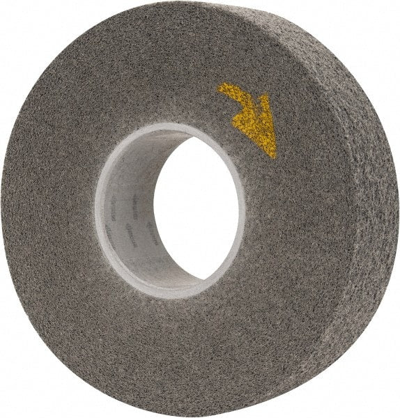 3M - 8" Diam, 2" Face Width, 3" Center Hole, Fine Grade, Silicon Carbide Deburring Wheel - Convolute, Hard Density 8 Grade, 4,500 RPM - Exact Tooling