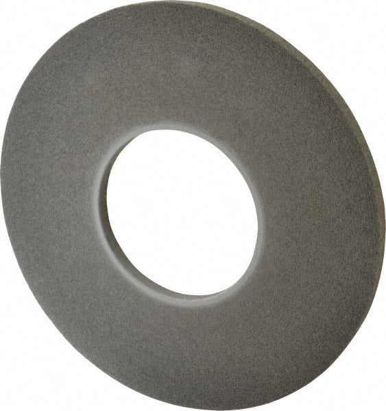 3M - 12" Diam, 1/2" Face Width, 5" Center Hole, Fine Grade, Silicon Carbide Deburring Wheel - Convolute, Hard Density 8 Grade, 3,000 RPM - Exact Tooling