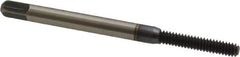 Kennametal - #4-40 UNC H3 Thread Limit Bottoming Thread Forming Tap - Vanadium High Speed Steel, TiCN Finish, 1.88" OAL, 0.313" Thread Length, Right Hand Thread, Series 5502TC - Exact Tooling