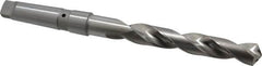 Value Collection - 1-1/16", 4MT 118° Point Cobalt Taper Shank Drill Bit - Bright Finish, 7-1/4" Flute Length, 12-7/8" OAL, Spiral Flute, Through Coolant - Exact Tooling