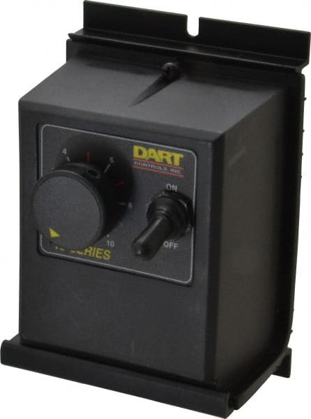 Dart Controls - 25 Max RPM, Electric AC DC Motor - 120, 240 V Input - Exact Tooling