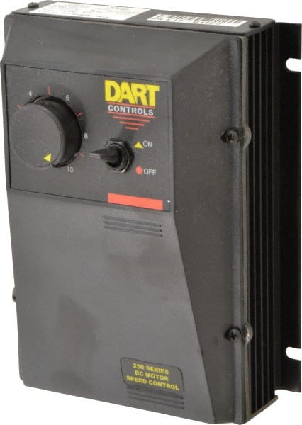 Dart Controls - 1/8 Max hp, 30 Max RPM, Electric AC DC Motor - 120 V Input - Exact Tooling