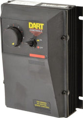Dart Controls - 1/8 Max hp, 30 Max RPM, Electric AC DC Motor - 120 V Input - Exact Tooling