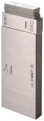 Starrett - 0.25" Rectangular Steel Gage Block - Accuracy Grade 0 - Exact Tooling