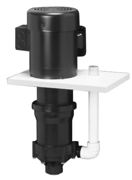 Finish Thompson - 3/4 HP, 55 Shut Off Feet, PVDF, Carbon and Viton Magnetic Drive Pump - 1 Phase - Exact Tooling