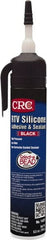 CRC - 8 oz Tube Black RTV Silicone Gasket Sealant - -30 to 450°F Operating Temp, 24 hr Full Cure Time - Exact Tooling