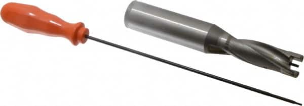 Kennametal - 19.84 to 20mm Diam, 3xD, 59.53mm Max Depth, 1" Shank Diam, 3.09" Flute, 6-1/4" OAL, Replaceable Tip Drill - KSEM0781 Insert, 2 Seat Size, Series KSEM - Exact Tooling