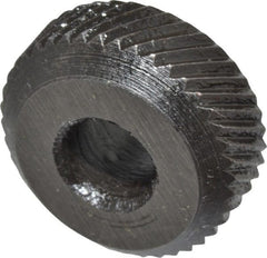 Value Collection - 3/16 Inch Face Width, 5/8 Inch Diameter, High Speed Steel Knurl Wheel Set - 7/32 Inch Hole Diameter, Beveled Face Knurl, Left and Right Hand Diagonal Pattern, Form - Exact Tooling