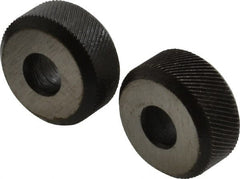 Value Collection - 1/4 Inch Face Width, 3/4 Inch Diameter, High Speed Steel Knurl Wheel Set - 1/4 Inch Hole Diameter, Beveled Face Knurl, Left and Right Hand Diagonal Pattern, Form - Exact Tooling