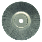 14" Diameter - Crimped Filament Wheel Brush - 0.055/80 Grit - Exact Tooling